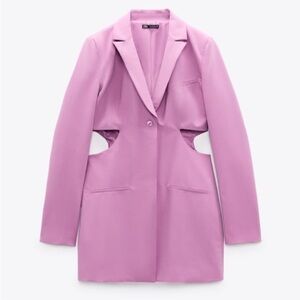 Zara Cut Out Blazer Dress